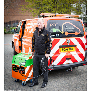 RAC van has been fully equipped with portable charging unit